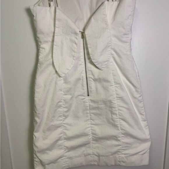 Lilly Pulitzer White Dress with Pink Label - Picture 4 of 5